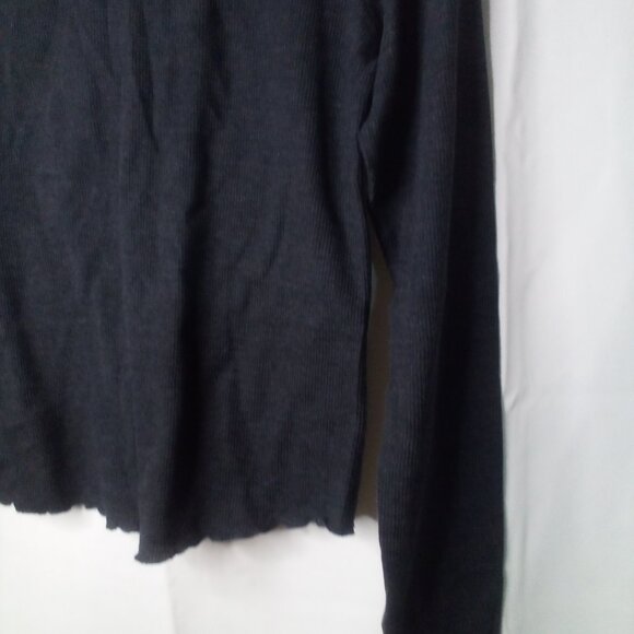 Bottom Drawers Sleepwear Shirt Women M NC State Long Sleeve Thermal Gray - Picture 13 of 14